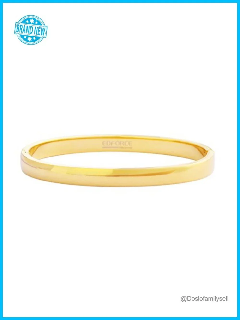 316L Stainless Steel Stackable Bangle Bracelet Hinged Oval